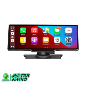 Rádio universal com tela Carplay e câmera DVR