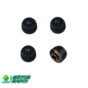 Válvulas de pressão dos pneus TPMS