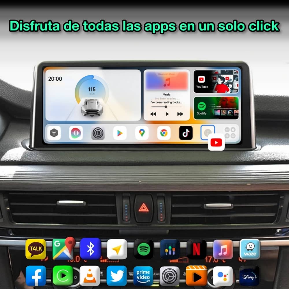 BMW X6 F16, 2014-2018 Tela de 10,25” 