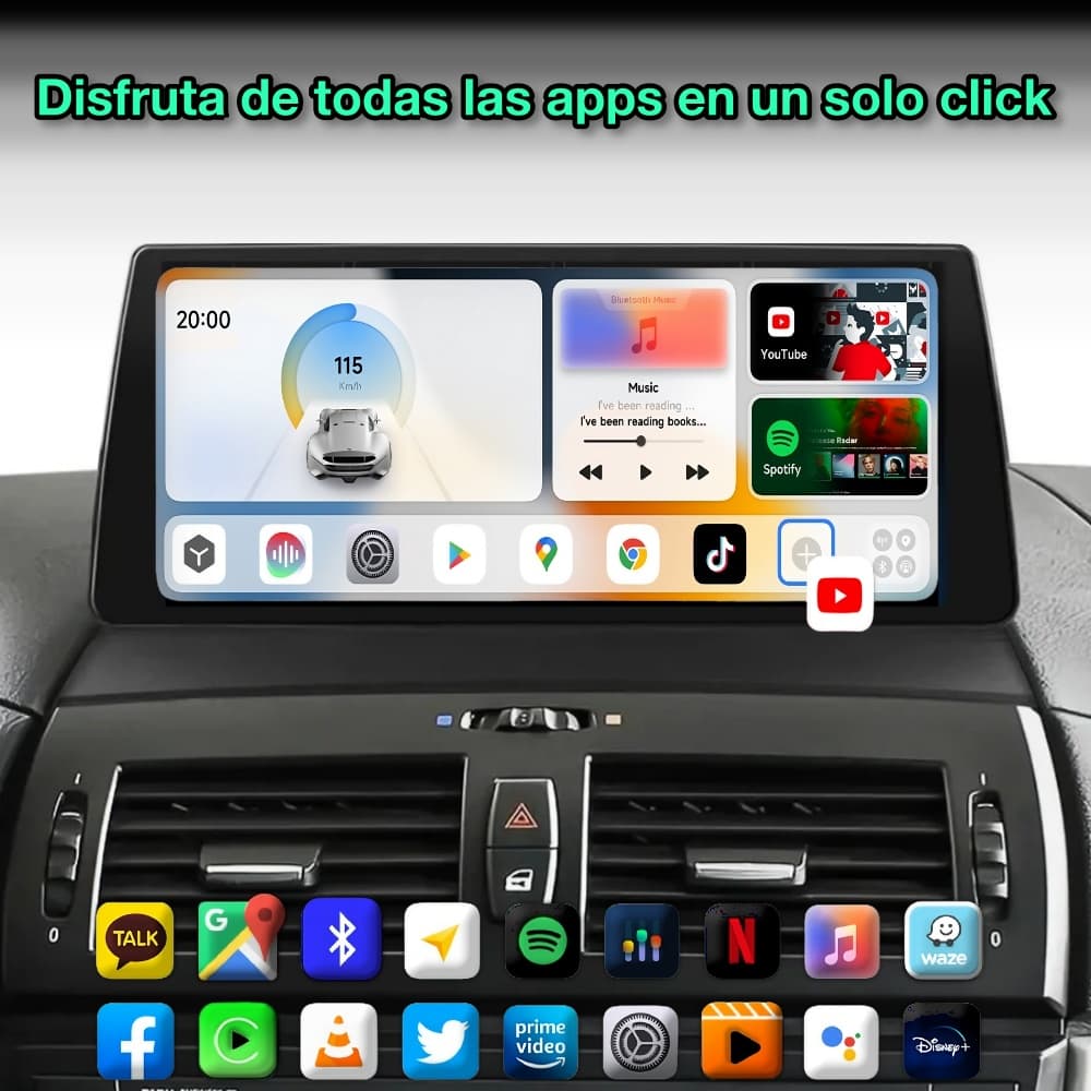 BMW X3 E83 2004-2012 tela 10,33” 