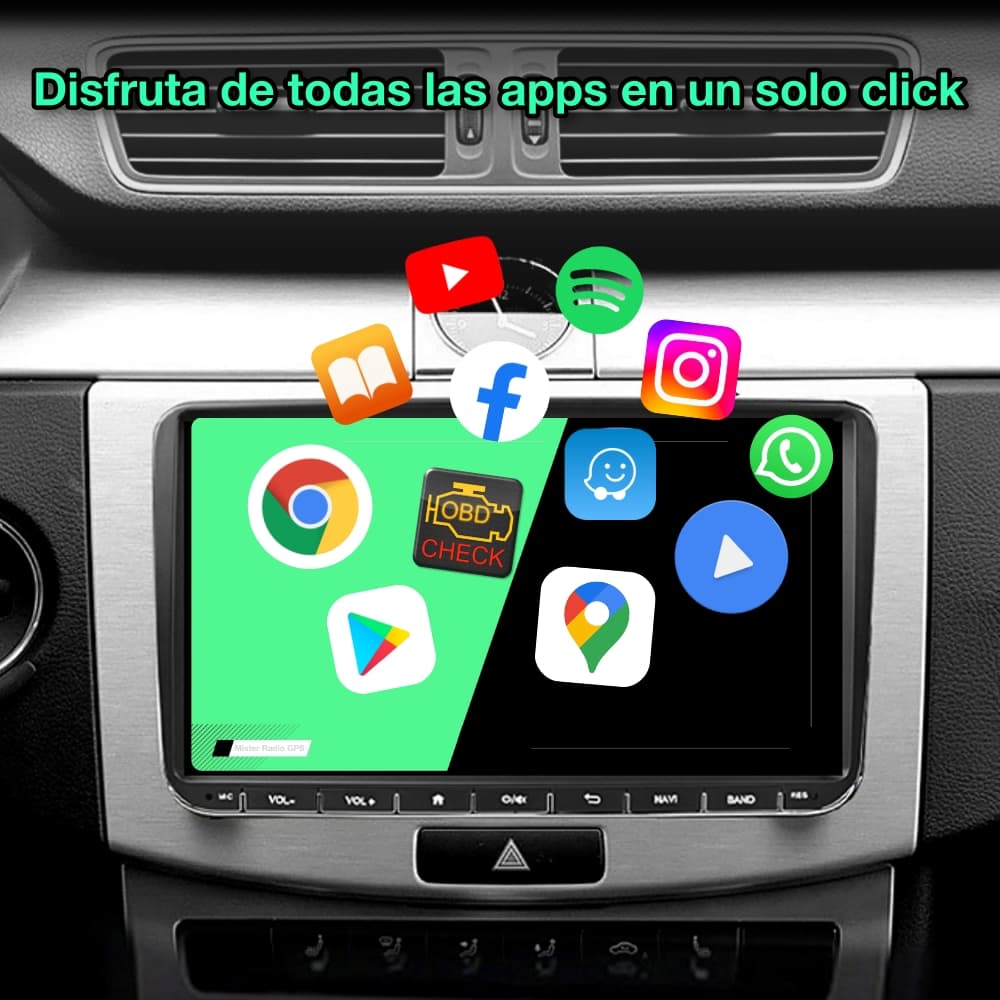 Volkswagen Golf, Passat, touran, Tiguan, Jetta, sharan, scirocco, EOS, 9 polegadas 