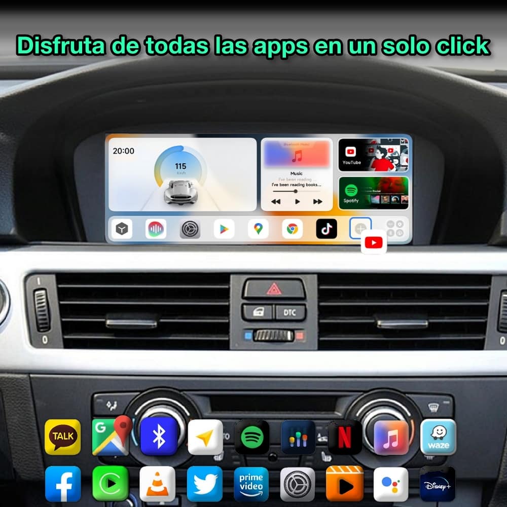 BMW Série 5, 2005-2010 Tela de 10,25” 