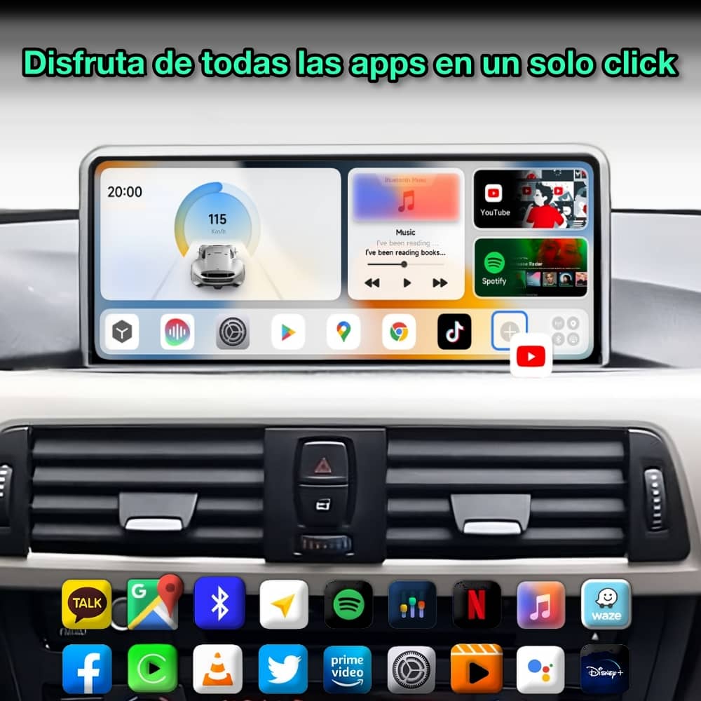 BMW Série 3, 2013-2016 Tela de 10,25” 