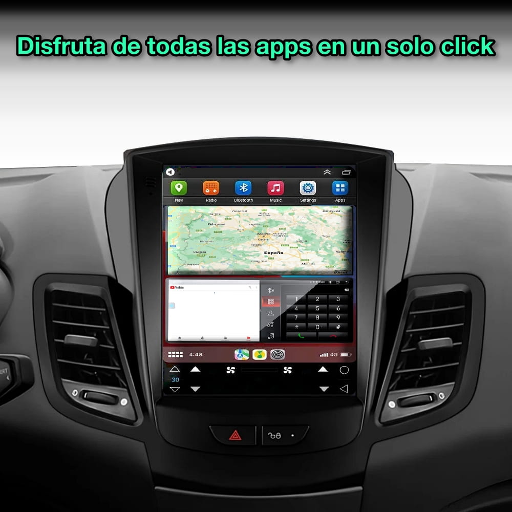 Ford Fiesta 2009-2017 Tela de 9,7” 