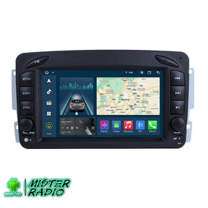 Mercedes Benz Classe A, C, G, CLK, Vito, Viano, Vaneo, 7 polegadas 