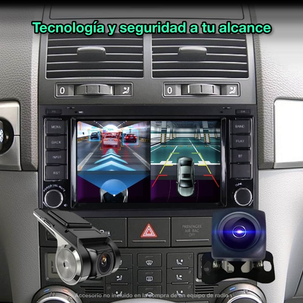 Volkswagen Touareg, Transporter, Multivan 2002-2011 Tela de 7" 