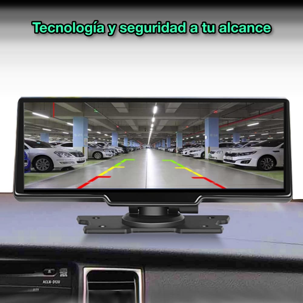 Rádio universal com tela Carplay e câmera DVR 