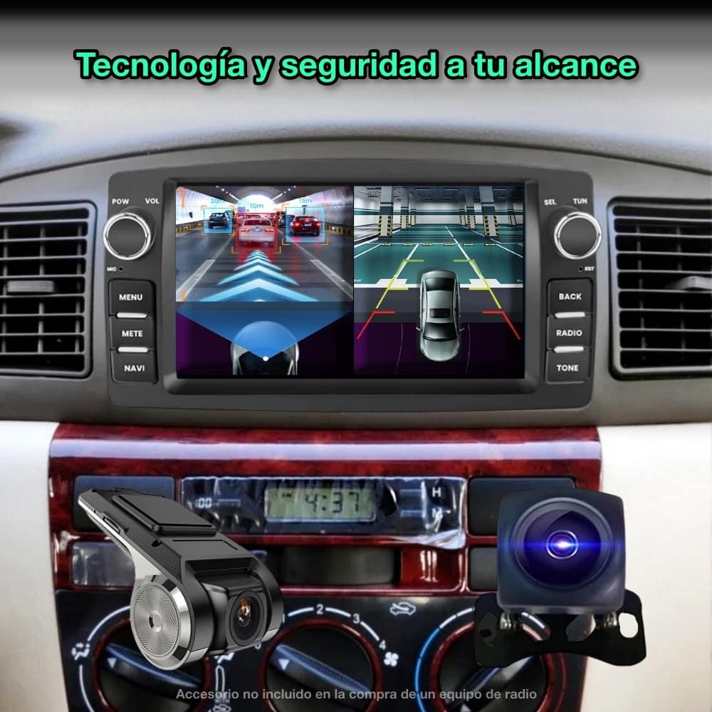 Toyota Corolla 2000-2006 tela de 7” 