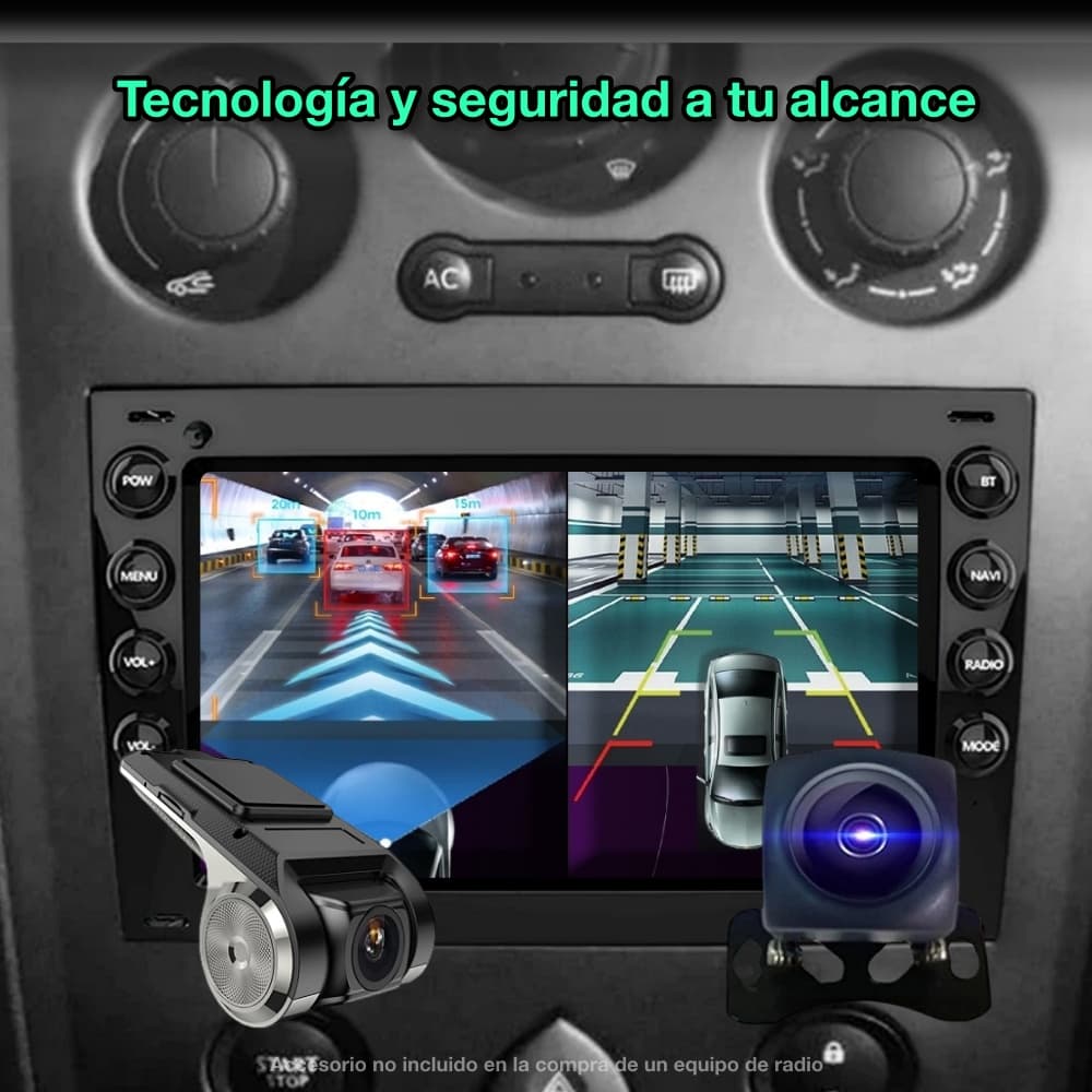 Renault Mégane 2, 2002-2009 tela de 7" 