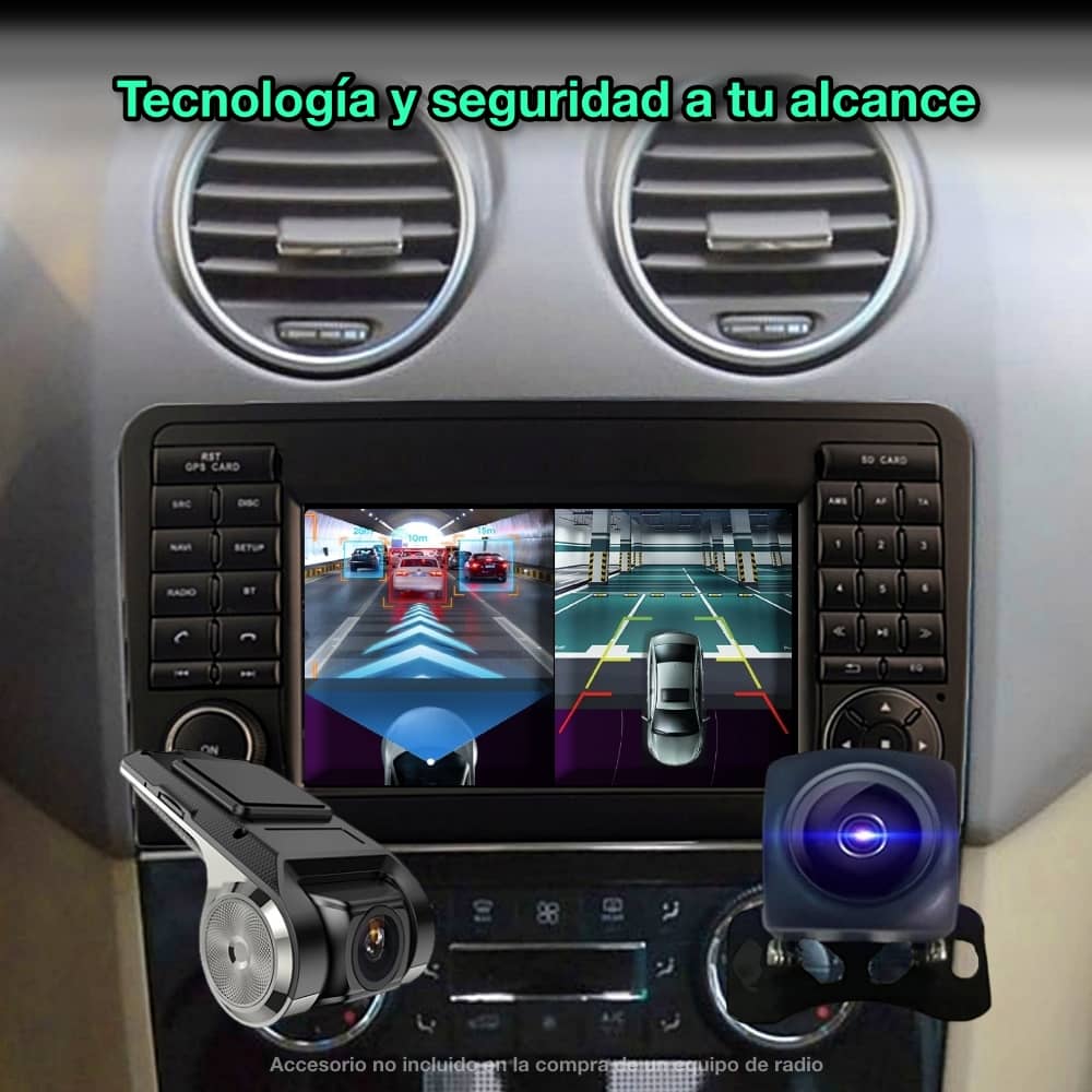 Mercedes Benz GL, ML 2005-2012 tela de 7 polegadas 