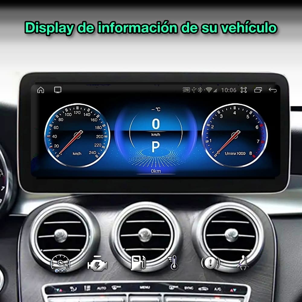 Mercedes Benz Classe A, 2013-2018 Tela de 12,3” 