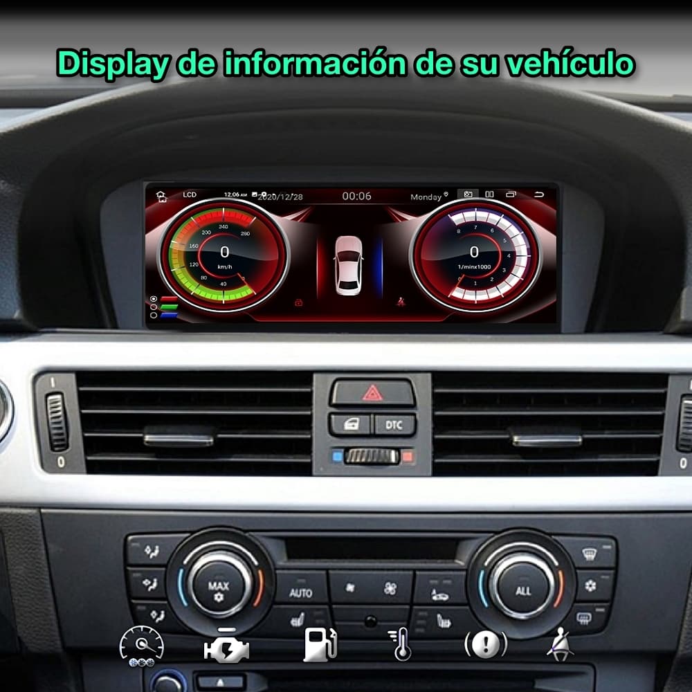 BMW Série 3, 2005-2012 Tela de 10,25” 