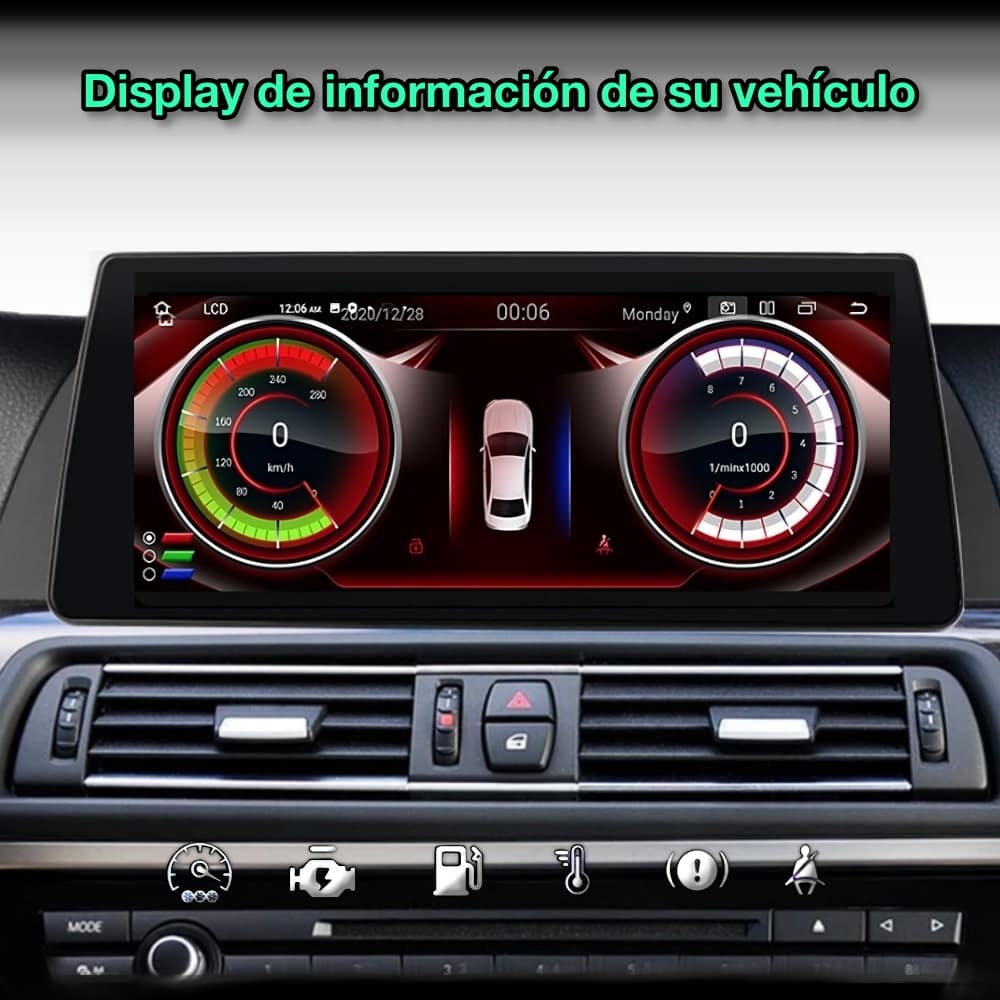 BMW Série 5, F10, F11, 2011-2016 Tela de 10,33” 