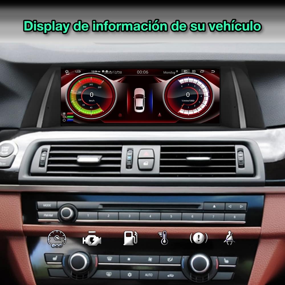 BMW Série 5, F10, F11, 2011-2016 Tela de 10,25” 
