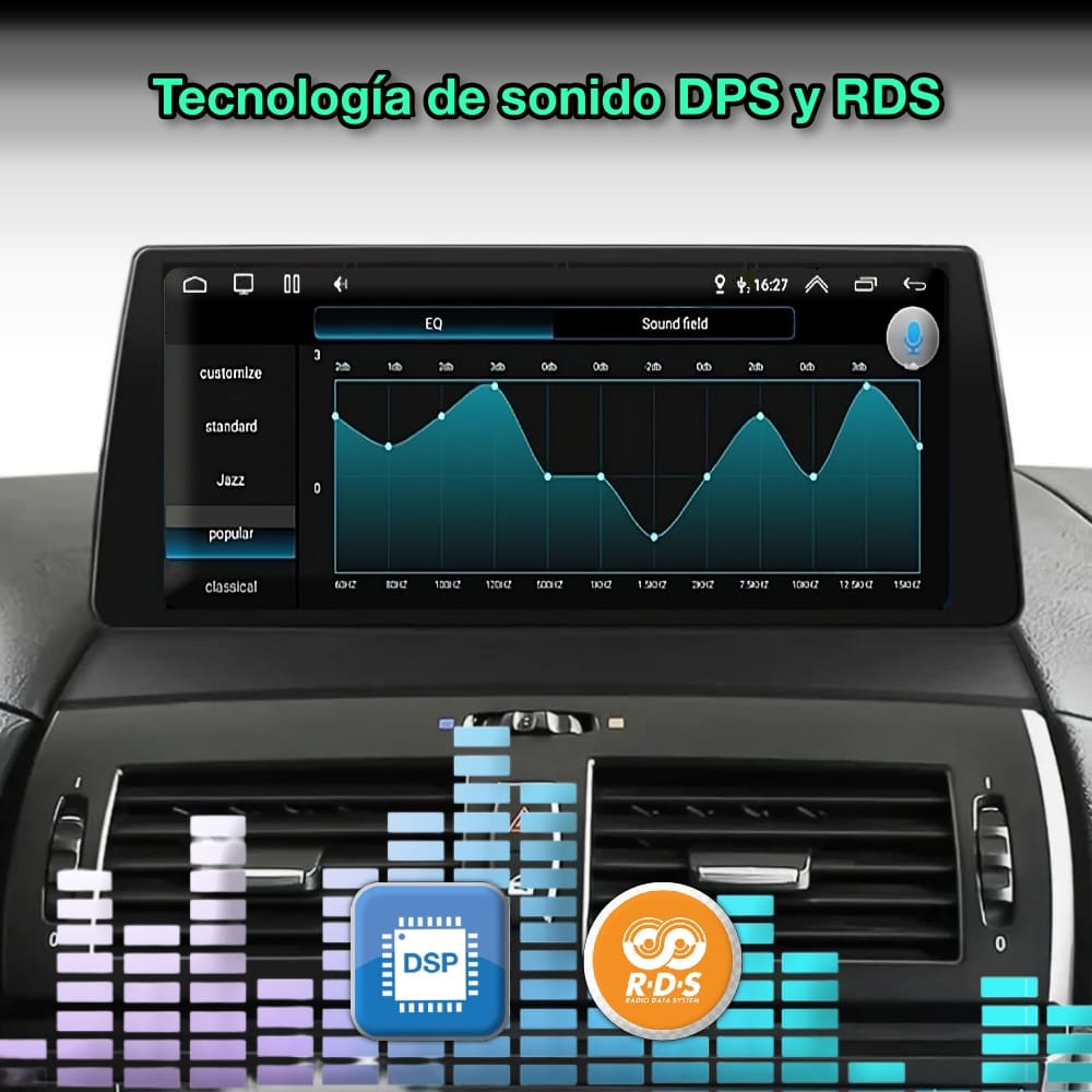 BMW X3 E83 2004-2012 tela 10,33” 