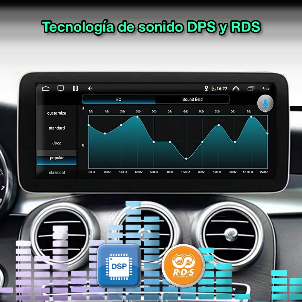 Mercedes Benz Classe A, 2013-2018 Tela de 12,3” 