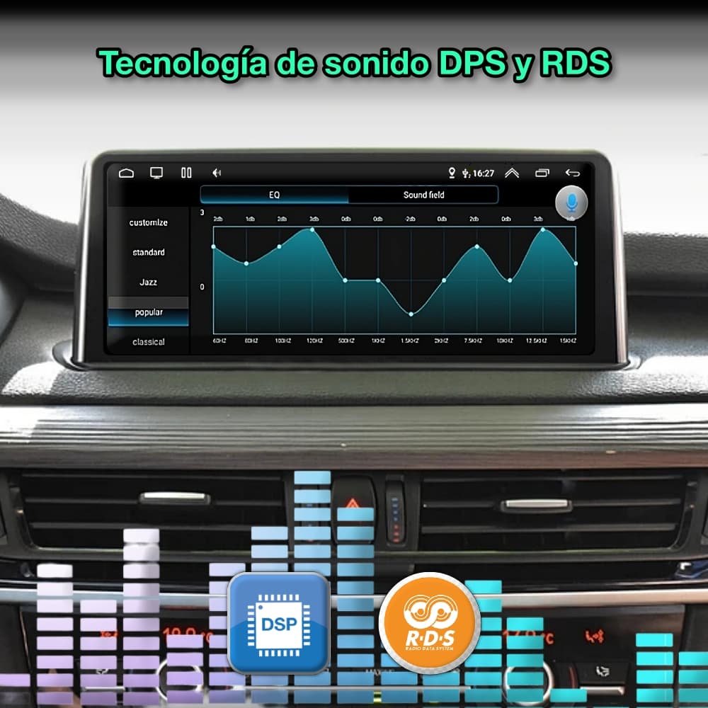 BMW X5 F15, 2014-2018 Tela de 10,25” 