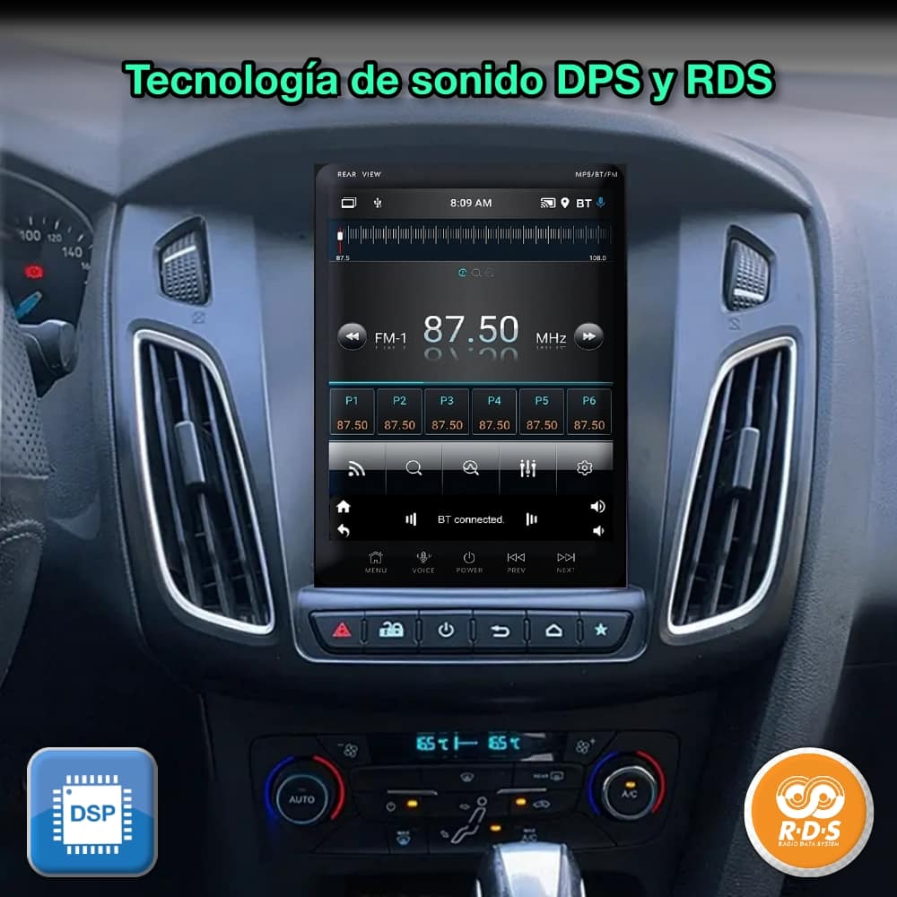 Ford Focus 2012-2017 Tela de 9,7” 
