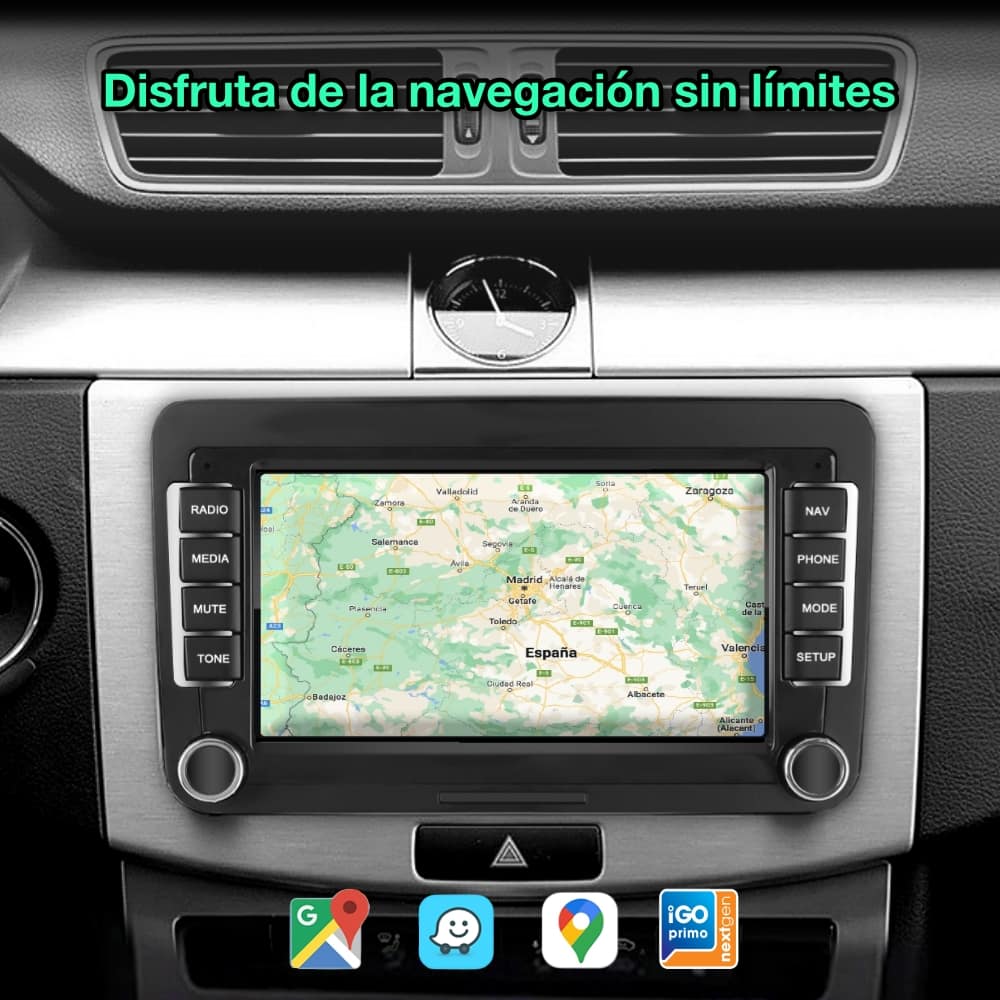7 polegadas Volkswagen Golf, Passat, Touran, Tiguan, Jetta, Sharan, Scirocco, EOS 
