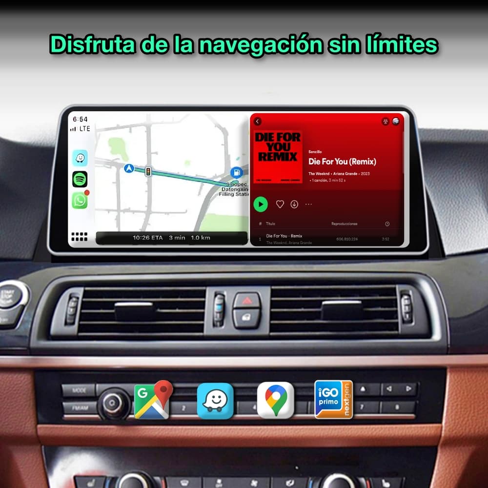 BMW Série 5, F10, F11, 2011-2016 Tela de 12,3" 