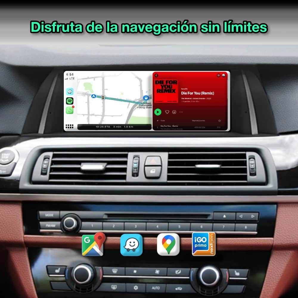 BMW Série 5, F10, F11, 2011-2016 Tela de 10,25” 
