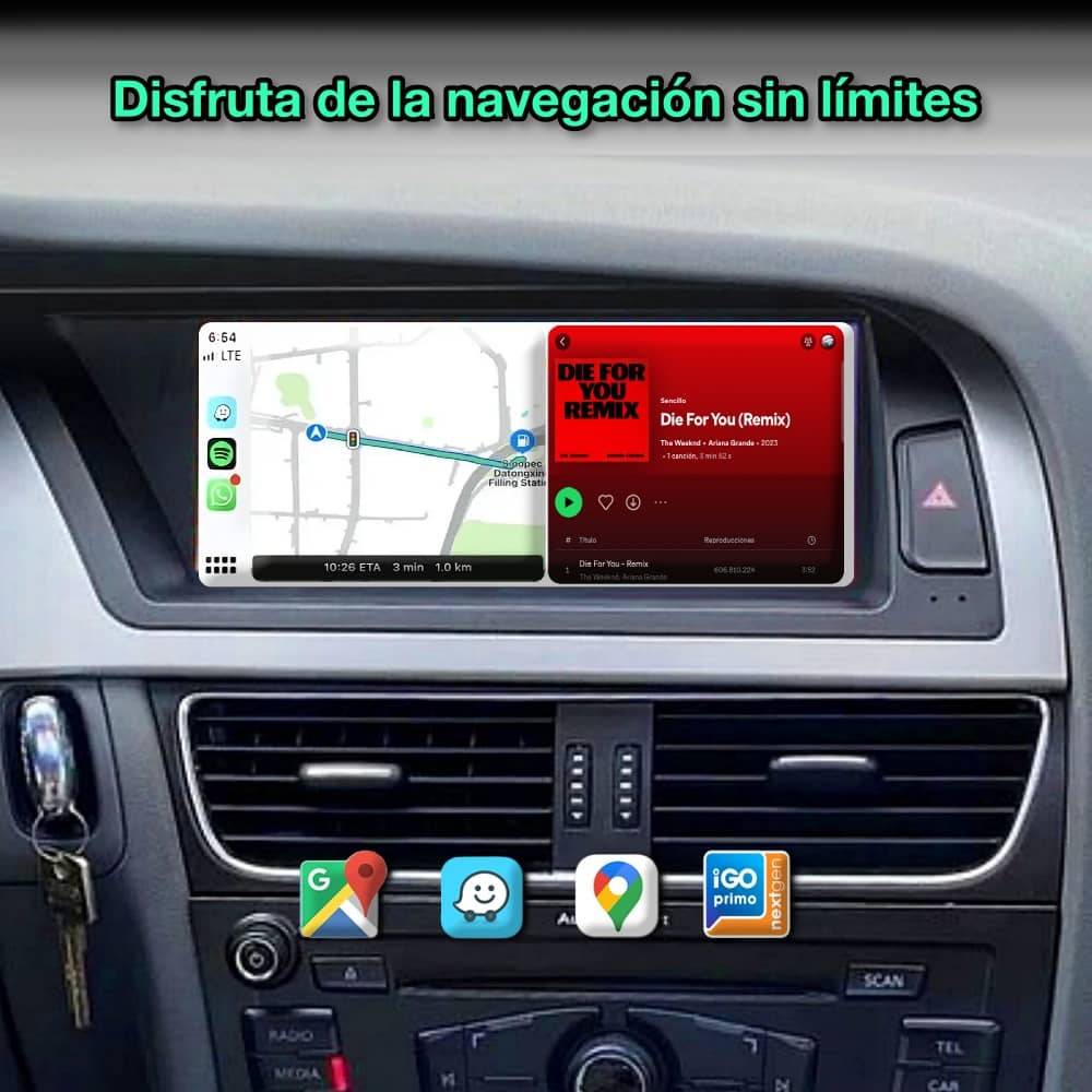 Audi A4 2009-2016 Tela de 8,8” 
