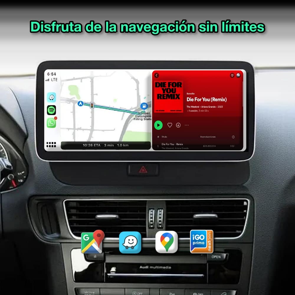 Audi Q5 2009-2016 Tela de 10,25” 