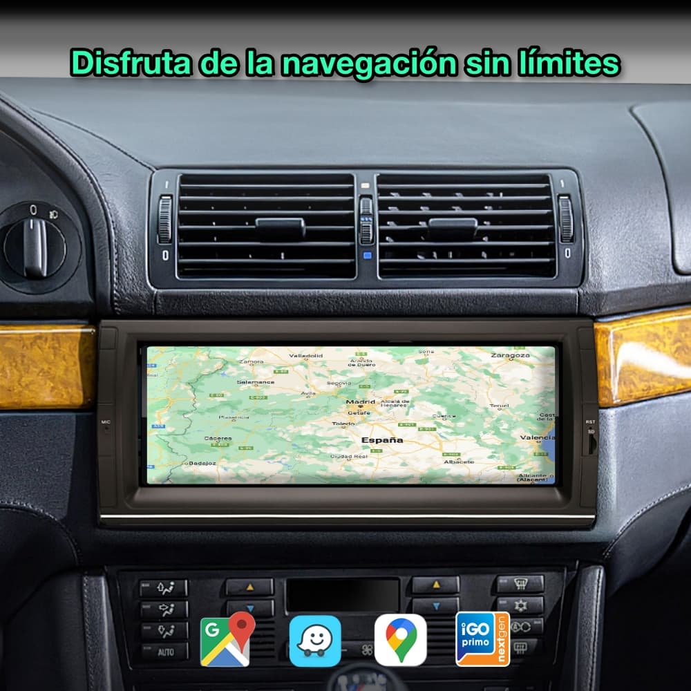 BMW Série 5 E39, X5 E53 1995-2006, 10,25" Polegadas 