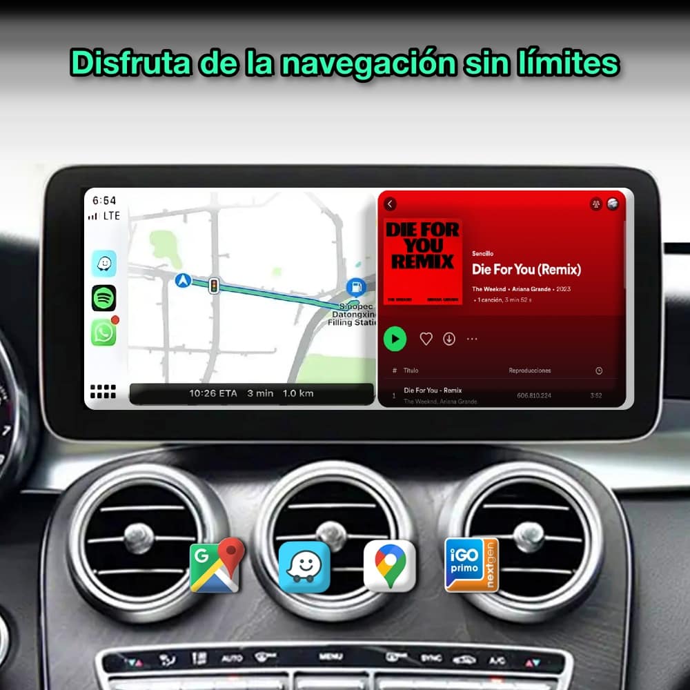 Mercedes Benz Classe A, 2013-2018 Tela de 12,3” 