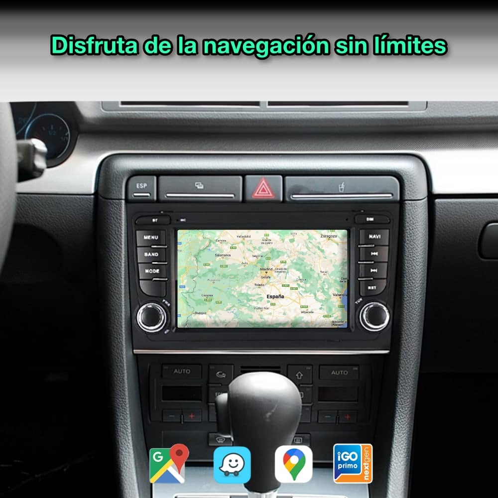 Audi A4, 2000-2008 tela de 7" 