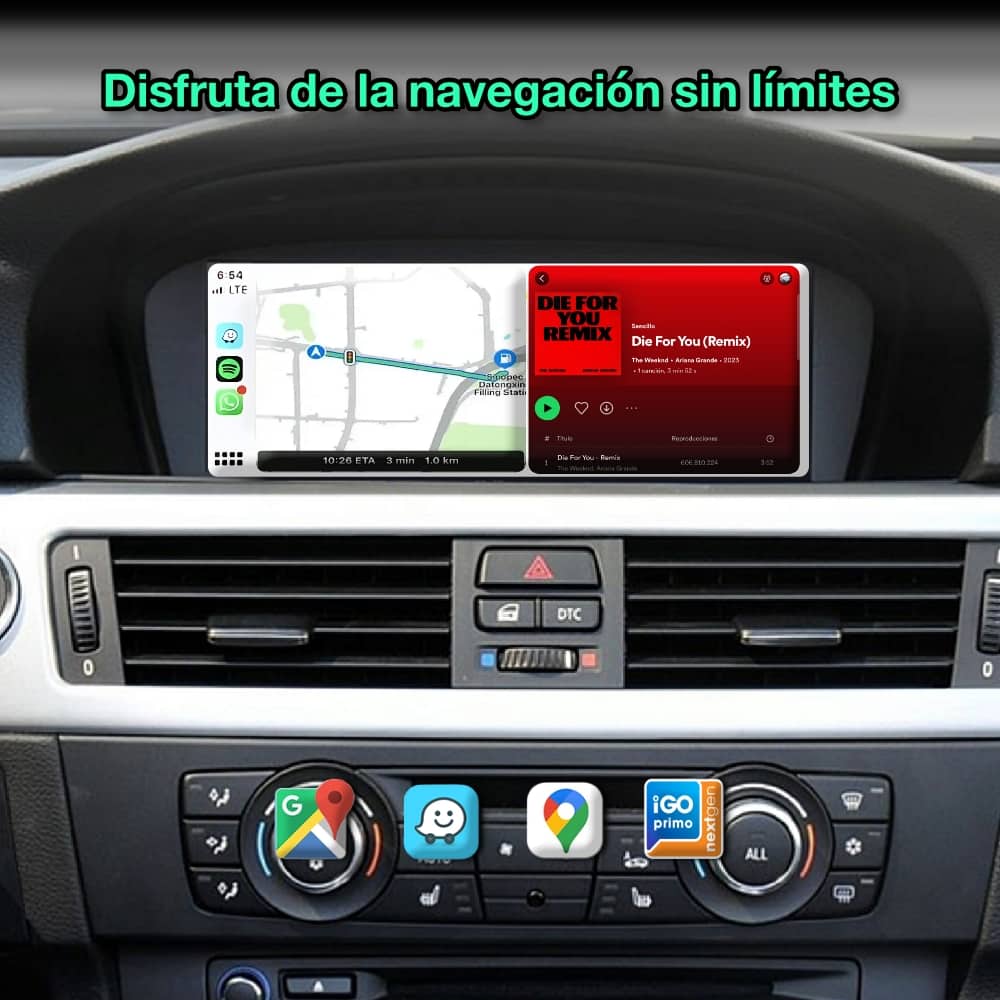 BMW Série 3, 2005-2012 Tela de 10,25” 