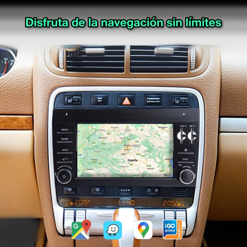 Porsche Cayenne 2002-2010 Tela de 7" 