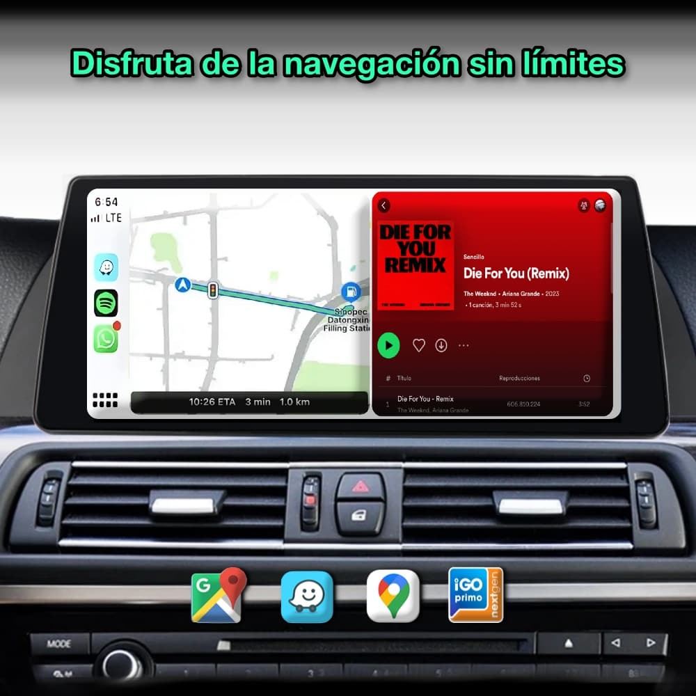BMW Série 5, F10, F11, 2011-2016 Tela de 10,33” 