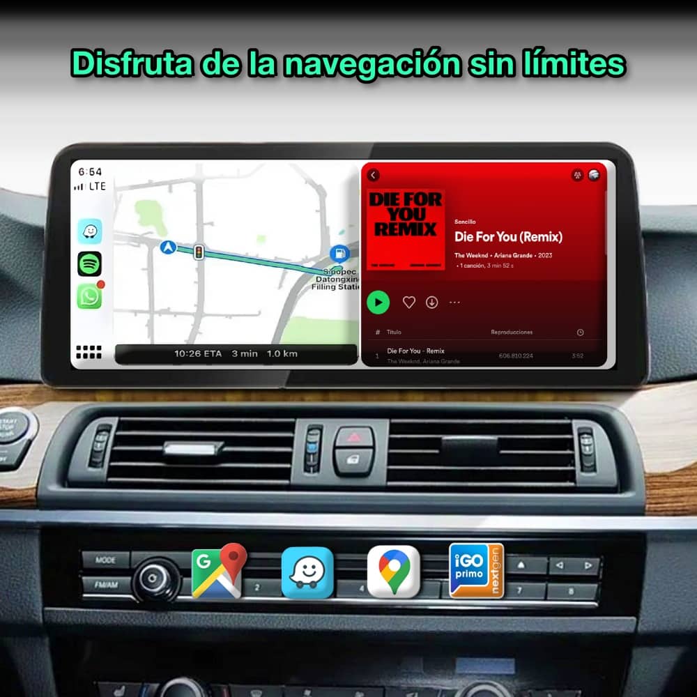 BMW X5 E70, X6 E71, 2007-2014 Tela de 12,3”