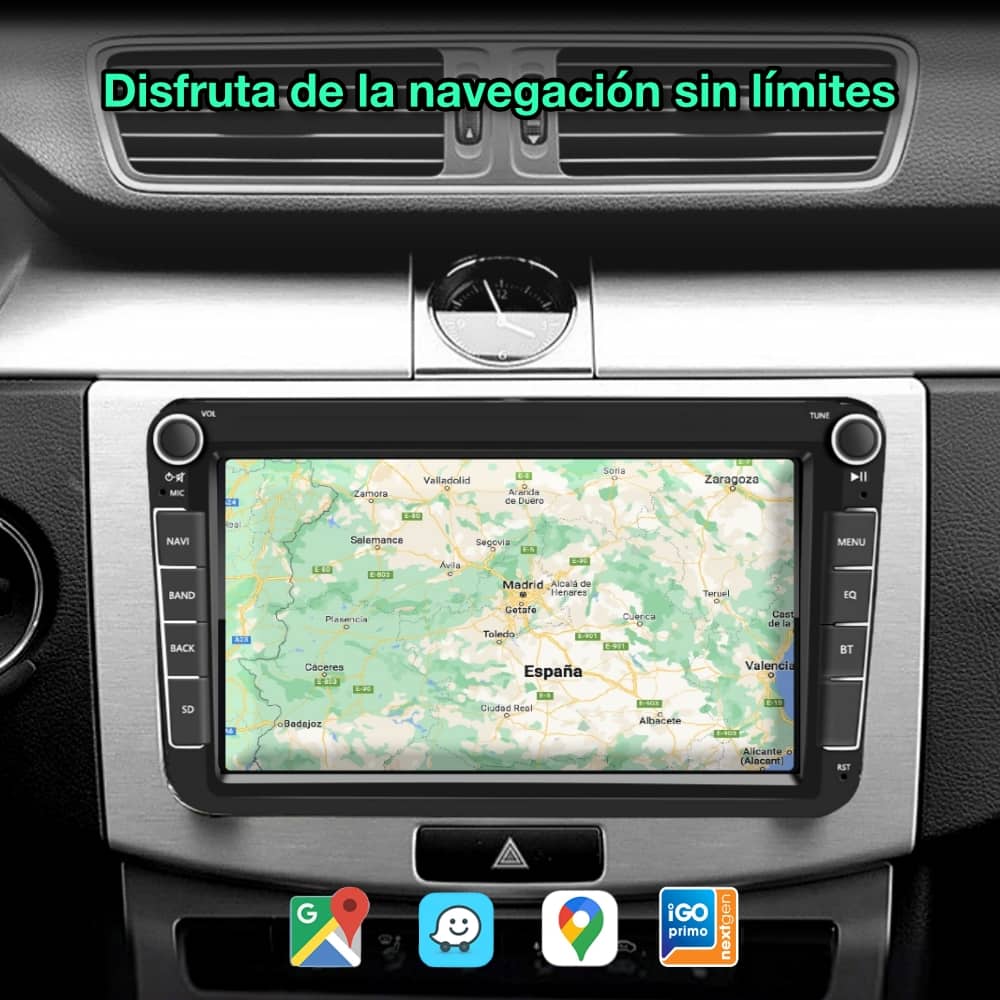 Volkswagen Golf, Passat, touran, Tiguan, Jetta, sharan, scirocco, EOS 8 polegadas 