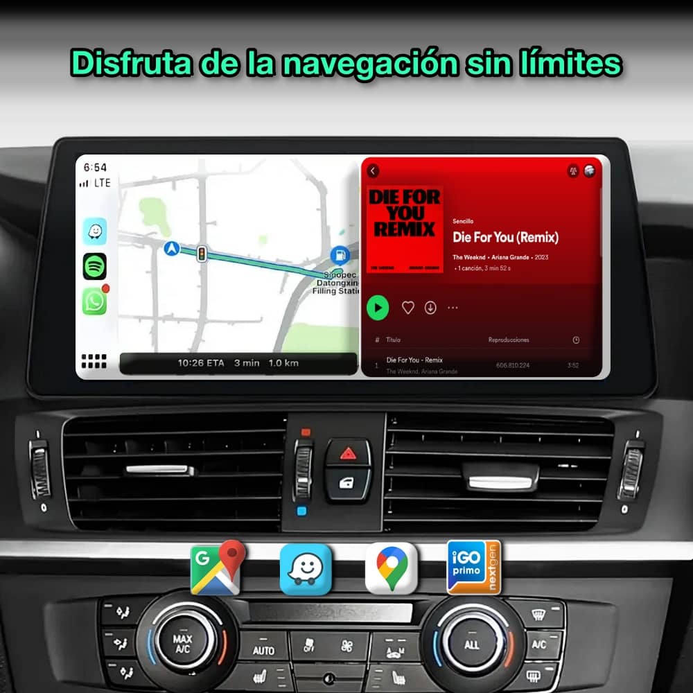 BMW X3 F25, X4 F26 2010-2017 tela 10,33” 
