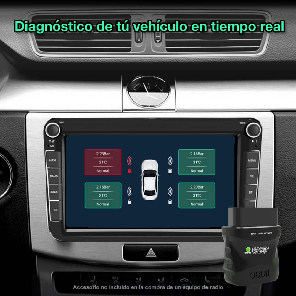 Volkswagen Golf, Passat, touran, Tiguan, Jetta, sharan, scirocco, EOS 8 polegadas 