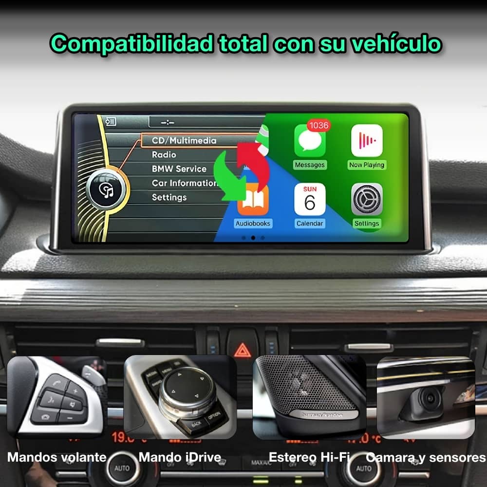 BMW X5 F15, 2014-2018 Tela de 10,25” 