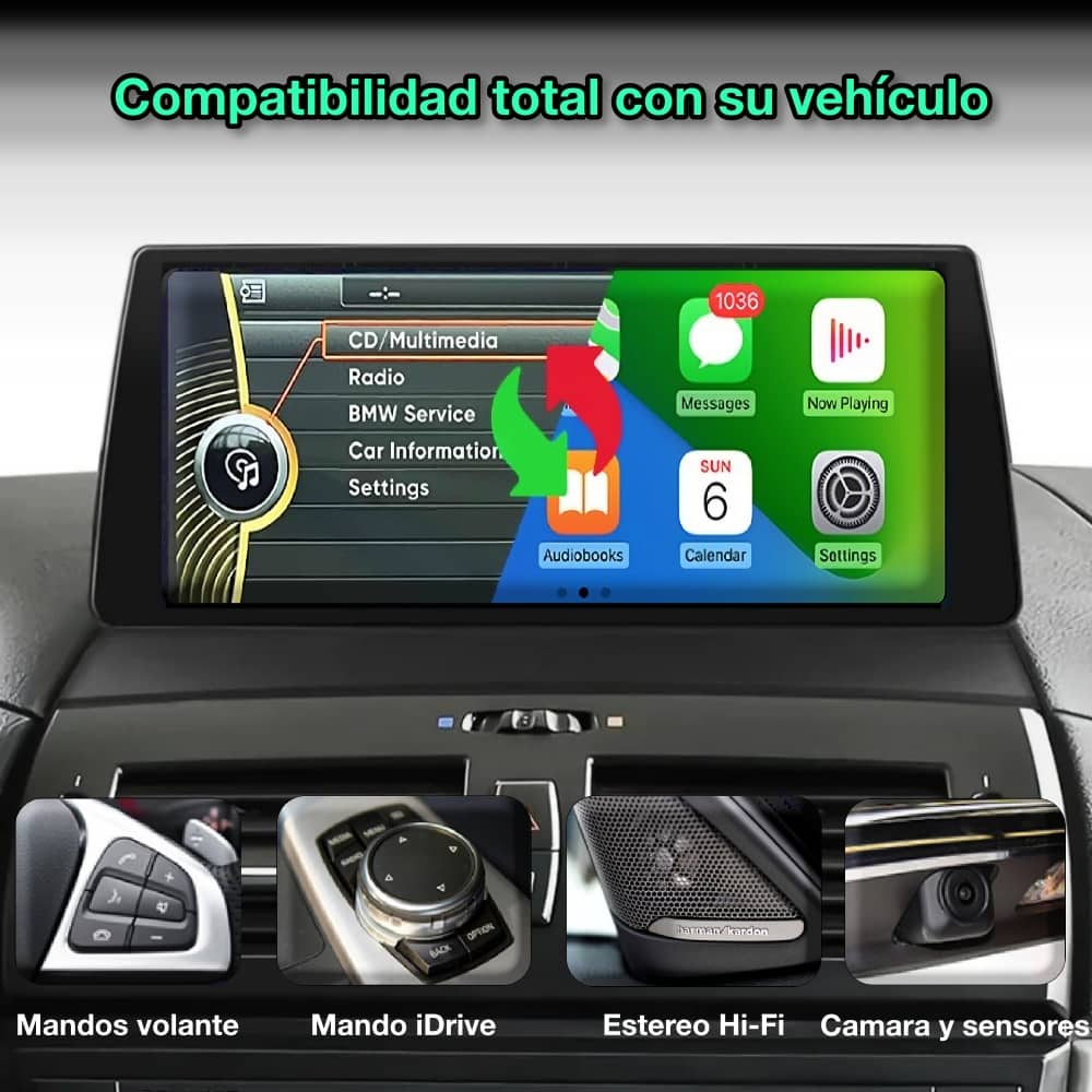BMW X3 E83 2004-2012 tela 10,33” 