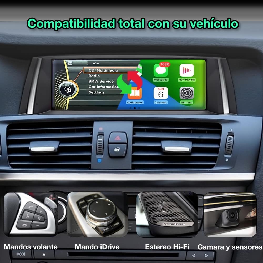 BMW X4 F26, 2014-2017 Tela de 10,25” 