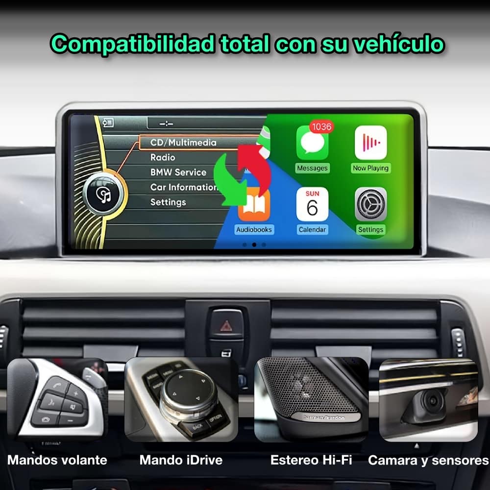 BMW Série 4, 2013-2016 Tela de 10,25” 