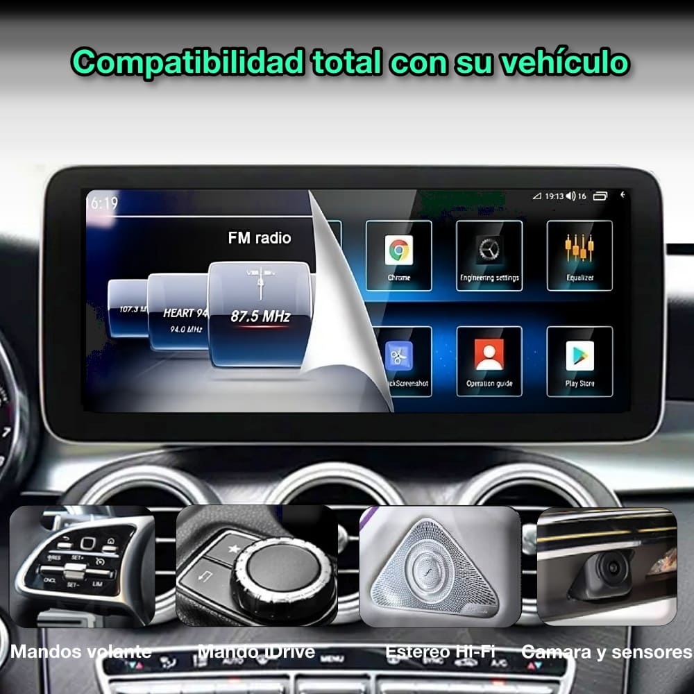 Mercedes Benz Classe A, 2013-2018 Tela de 12,3” 